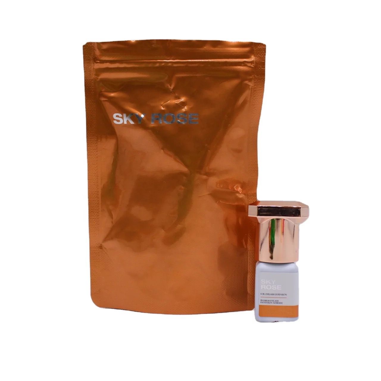 PEGAMENTO ADHESIVO PARA PESTAÑAS 0.5 SEG SKY ROSE GOLD 5ML