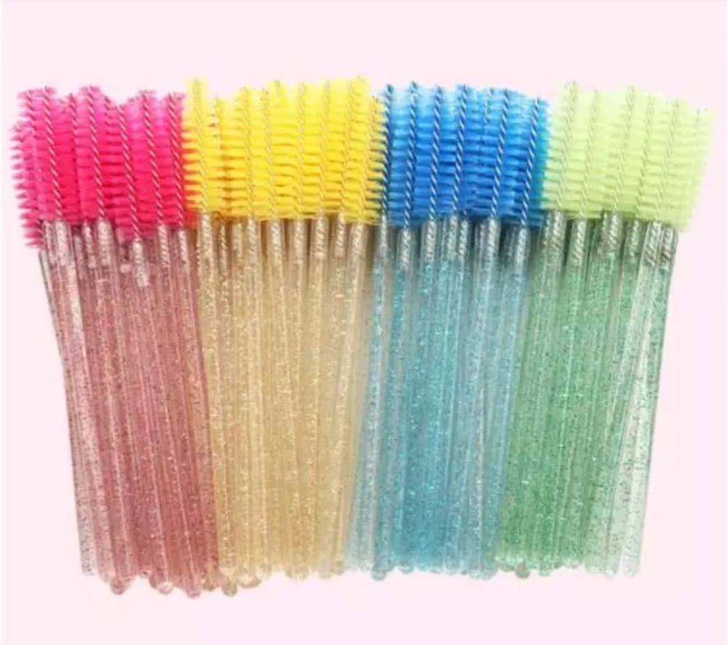 CEPILLOS PARA PESTAÑAS MASCARA WANDS AMARILLO