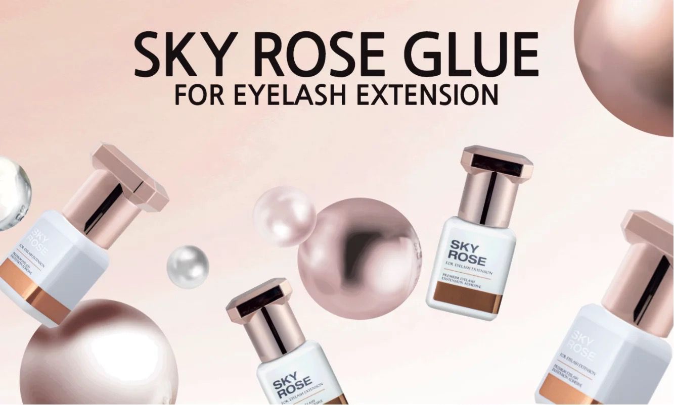 PEGAMENTO ADHESIVO PARA PESTAÑAS 0.5 SEG SKY ROSE GOLD 5ML