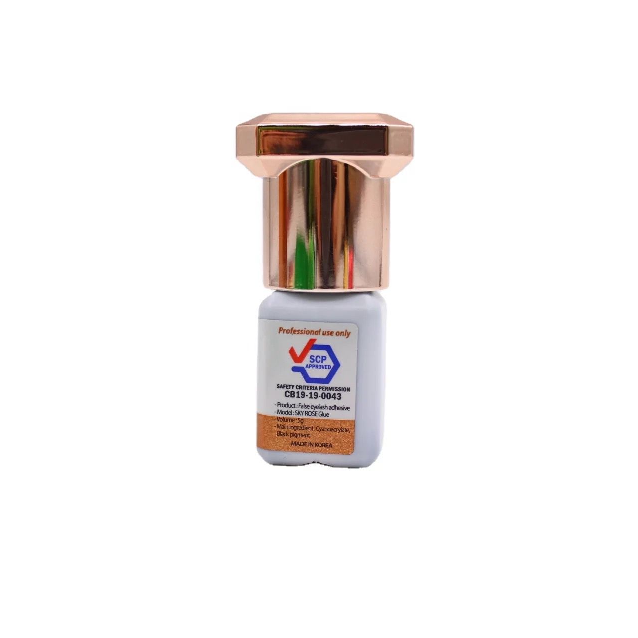 PEGAMENTO ADHESIVO PARA PESTAÑAS 0.5 SEG SKY ROSE GOLD 5ML