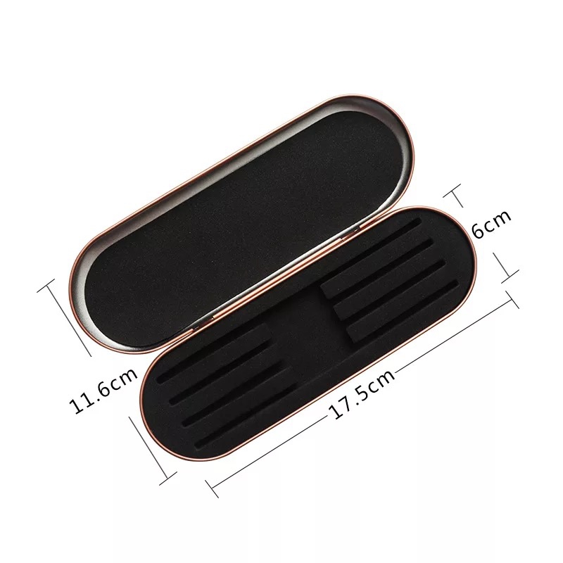 ESTUCHE VACÍO PARA PINZAS DE COLOCACIÓN DE PESTAÑAS 4 ESPACIOS