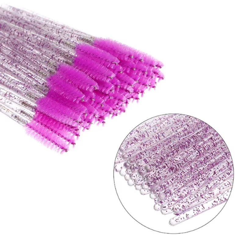 CEPILLOS PARA PESTAÑAS MASCARA WANDS PURPURA