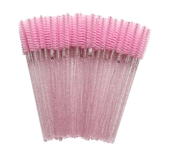 CEPILLOS PARA PESTAÑAS MASCARA WANDS ROSA PINK