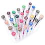 CEPILLOS PARA PESTAÑAS MASCARA WANDS COLOR SURTIDO CON ESTUCHE